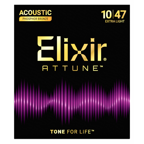 Elixir Attune Phosphor Bronze Extra Light 10-47