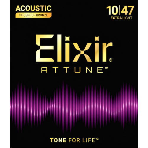Elixir Attune Phosphor Bronze 21002 10-47