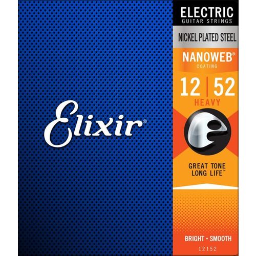 Elixir Nickel Plated Steel Nanoweb 12-52