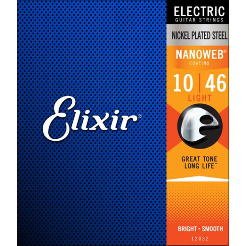 Elixir Nickel Plated Steel Nanoweb 10-46