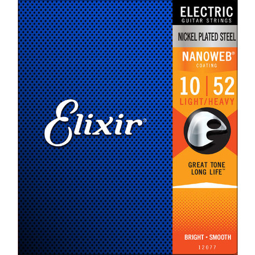 Elixir Nickel Plated Steel Nanoweb 10-52