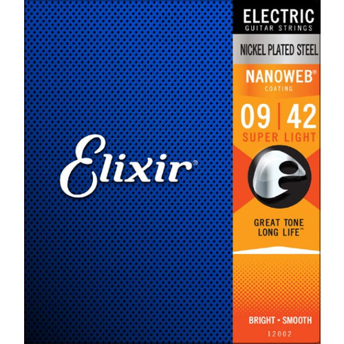 Elixir Nickel Plated Steel Nanoweb 9-42
