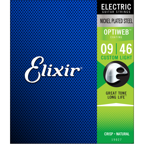 Elixir Nickel Plated Steel Optiweb 9-46