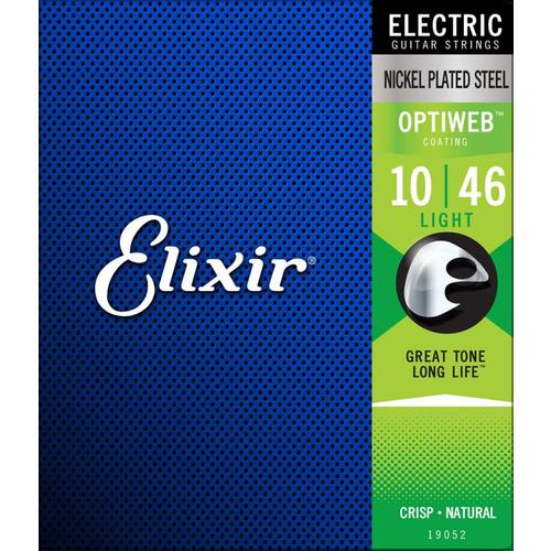 Elixir Nickel Plated Steel Optiweb 10-46
