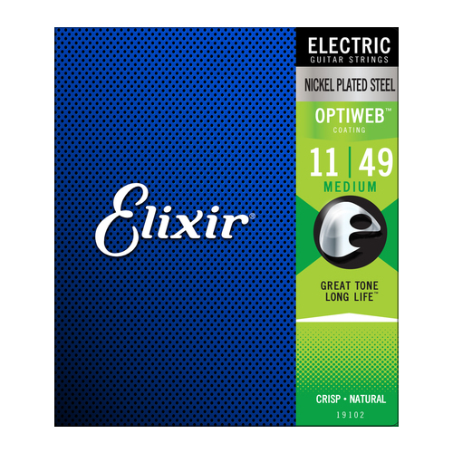 Elixir Nickel Plated Steel Optiweb 11-49