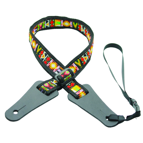 DSL 25UKPOLY-AZT 25mm Poly Ukulele Strap