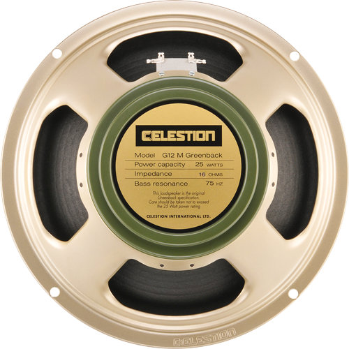 Celestion G12M Greenback 12" 25W - 16Ω