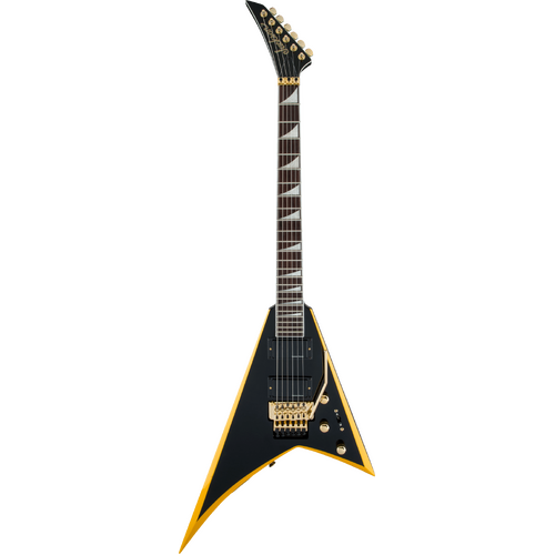 Jackson X Series Rhoads RRX24 Black w/ Yellow Bevels