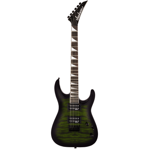 Jackson JS Series Dinky Arch Top JS32Q DKA HT Transparent Green Burst