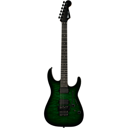 Charvel Pro-Mod Plus Dinky DK24 HH FR QM EB Cloaked Emerald Green
