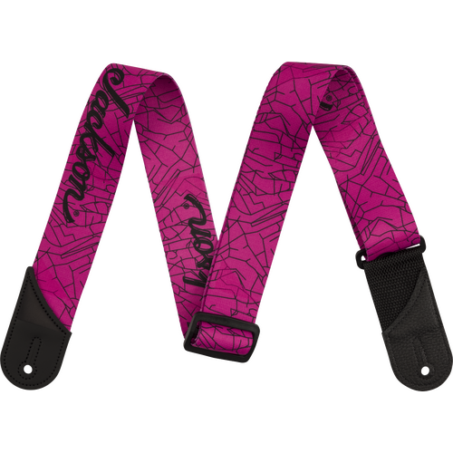 Jackson Cracked Mirror Strap Pink 2"