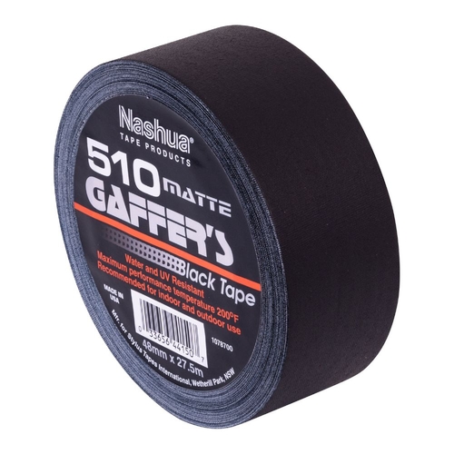 Nashua 510 Gaffer Tape Matte Black 48mm x 27.5mm