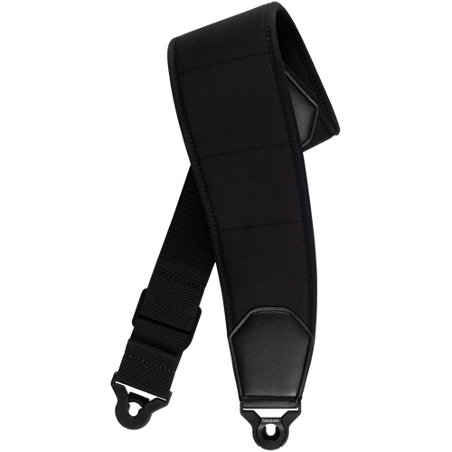 D'Addario 3.5" Auto Lock Comfort Neoprene Strap Black