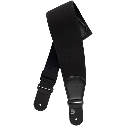 D'Addario 3.5" Comfort Neoprene Strap Black