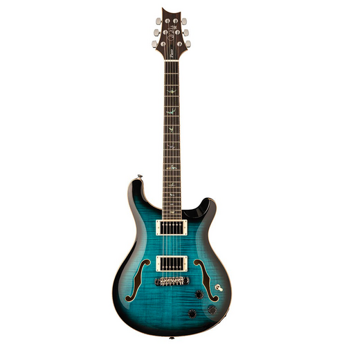 PRS SE Hollowbody II Piezo Peacock Blue Burst