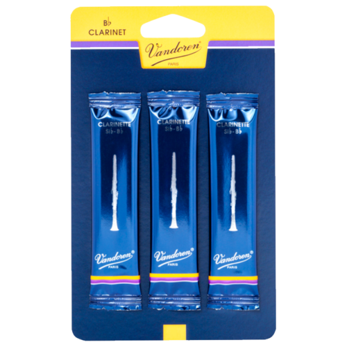 Vandoren B♭ Traditional Clarinet Reeds - 3 Pack