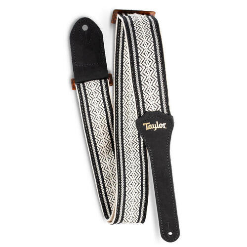 Taylor 2" Academy Jacquard Leather White Black