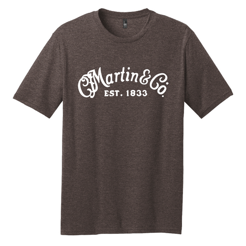 Martin Logo T-Shirt - Heather Brown