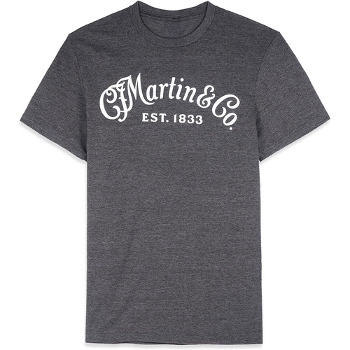 Martin Logo T-Shirt - Charcoal - Large