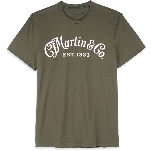 Martin Logo T-Shirt - Olive - Large