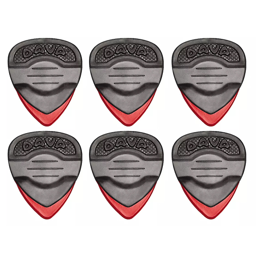 Dava Rock Control Delrin Guitar Pick 6 Pack