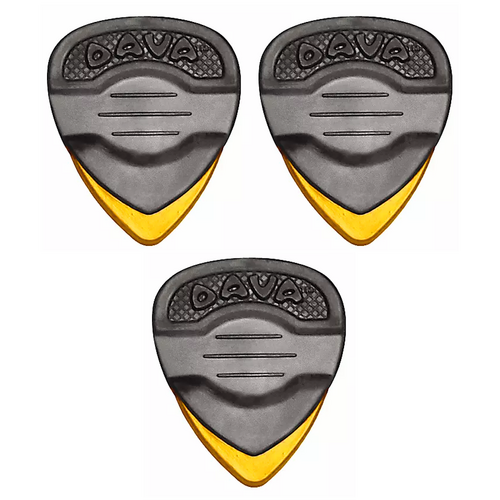 Dava Rock Control Celluloid Guitar Pick 3 Pack