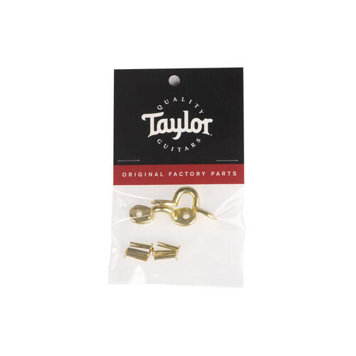 Taylor Hardshell Case Handle Stays with Rivets Gold