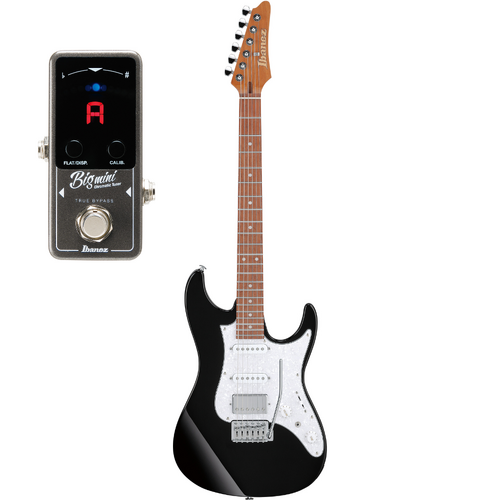 Ibanez AZ22S2 BK with BONUS BIGMINI Tuner Pedal