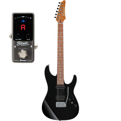 Ibanez AZ24S2 BK with BONUS BIGMINI Tuner Pedal