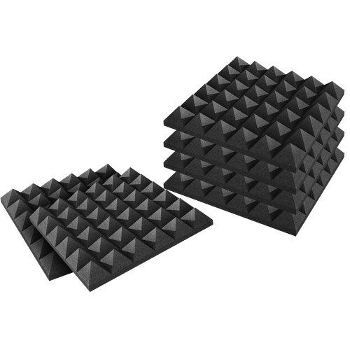 Auralex Studiofoam Pyramid 4x24x24" Charcoal - 6 Pack