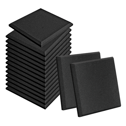 Auralex Studiofoam SonoFlat Panels 2x24x24 Charcoal - 16 Pack