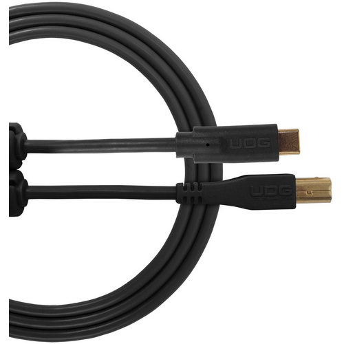 UDG Ultimate Audio Cable USB 2.0 C-B Black Straight 1.5m