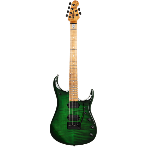Ernie Ball Music Man JP15 Green Tiger Eye Flame