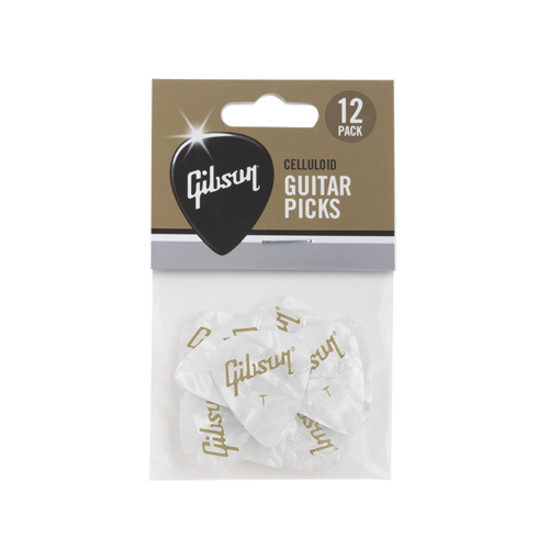 Gibson APRW12-74T Pearloid Thin - 12 Pack