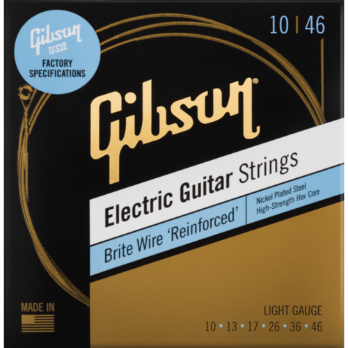 Gibson SEG-BWR10 Brite Wire 'Reinforced' 10-46