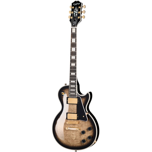 Epiphone Les Paul Custom Select Quilt Cobra Burst