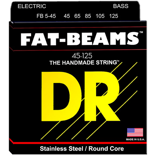 DR Strings FB5-45 Fat-Beams 5-String Bass 45-125