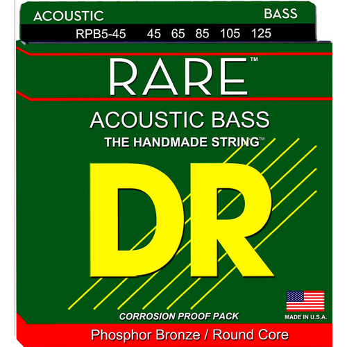 DR Strings RPB5-45 Rare Bass 45-125