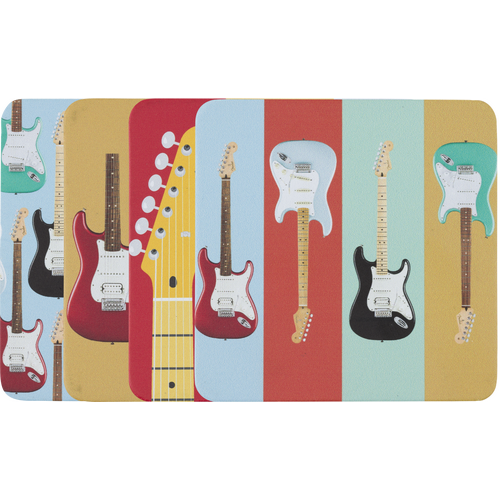 Fender Stratocaster Modern Design Coaster Set