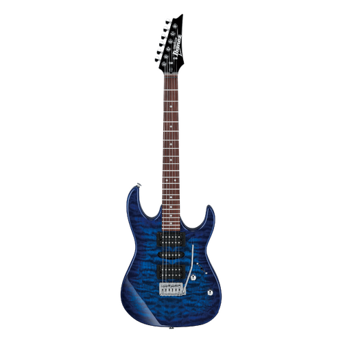 Ibanez Gio GRX70QA TBB Transparent Blue Burst