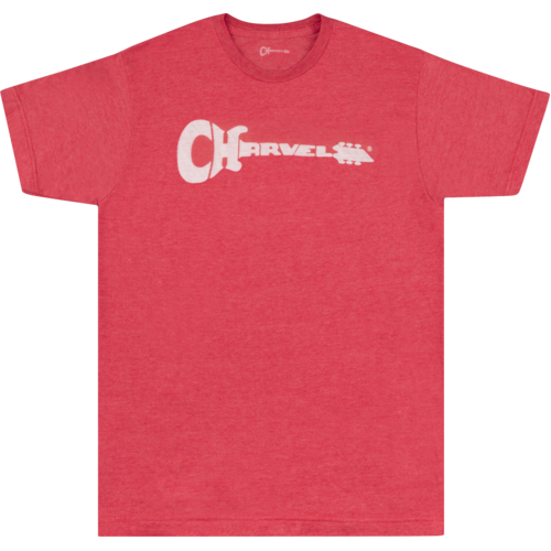 Charvel Logo T-Shirt Heather Red Size Large