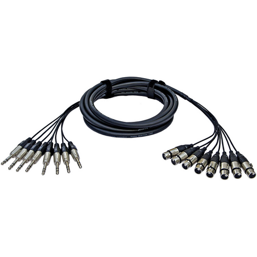 ALVA X8T8Pro5 5 Metre 8xXLRF to 8xTRS Multicore Cable