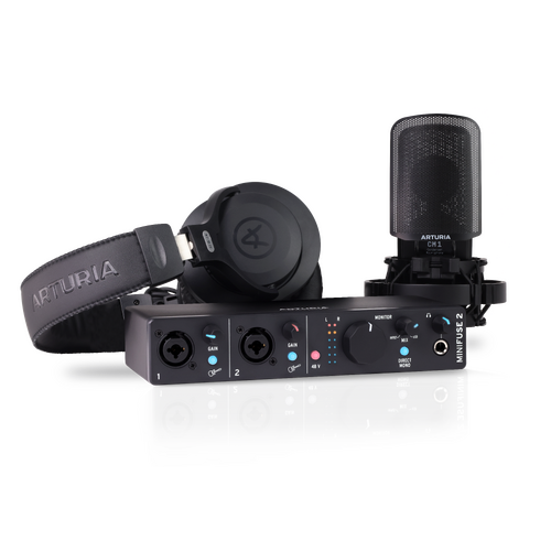 Arturia MiniFuse Recording Pack Black