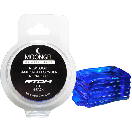 MoonGel Damper Pads (Blue) - Pack of 6