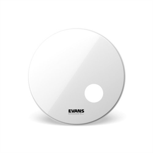 Evans EQ3 Resonant Smooth White 22 Inch BD22RSW
