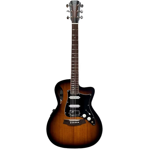Cole Clark CCSTL1EC-MMAH-HSS-SUN True Hybrid Thinline Sunburst