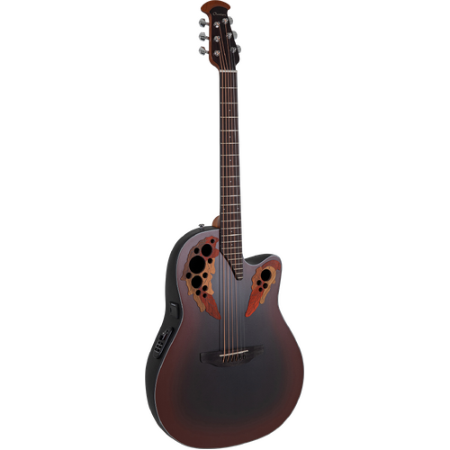 Ovation Celebrity Elite Reverse Red Burst