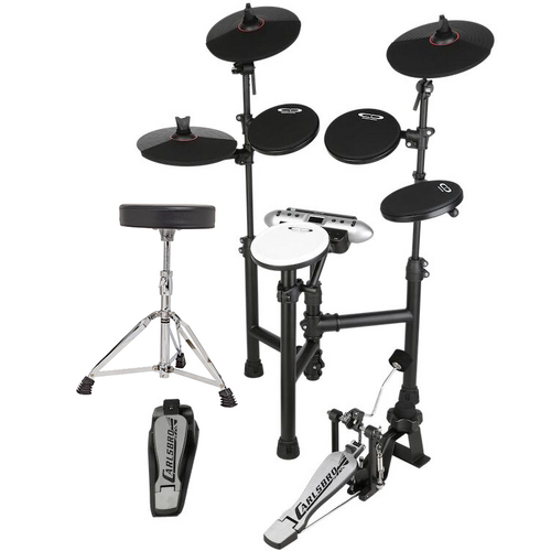 Carlsbro CS D130 8 Piece Electronic Drum Kit Bundle