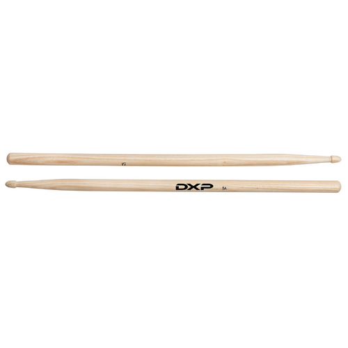 DXP D145A Hickory 5A Wood Tip Drum Sticks