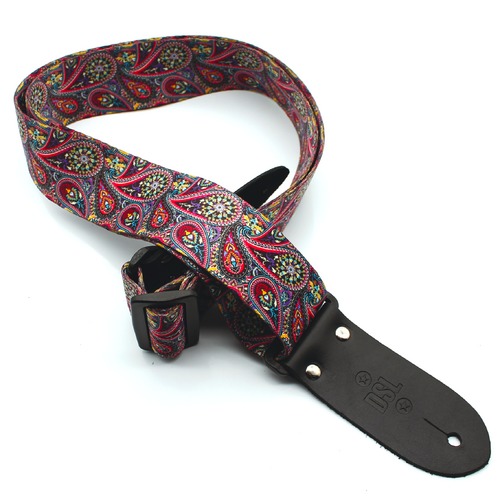 DSL DP20-PAIS-PURPLE Digital Print Paisley Purple Strap